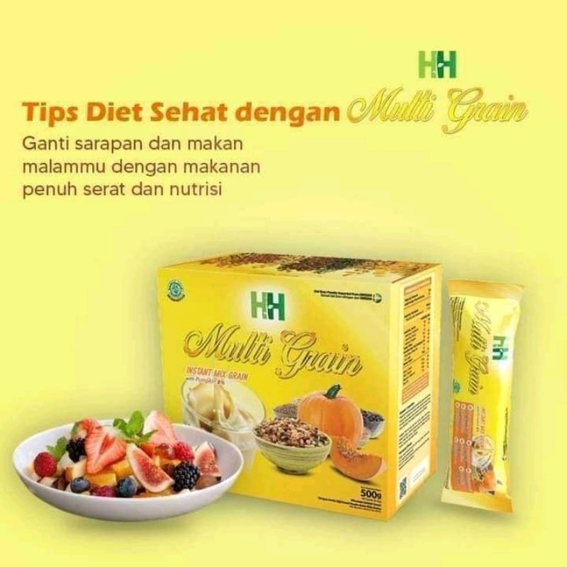 HH Multigrain HWI Original New Minuman Susu Obat Pelangsing Penurun Berat Badan Ampuh BPOM