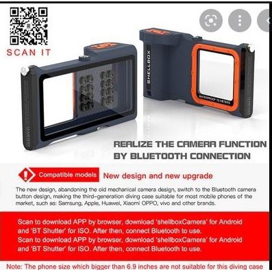 SHELLBOX 3rd Gen WATERPROOF CASE PROFESIONAL DIVING IPHONE SAMSUNG HP