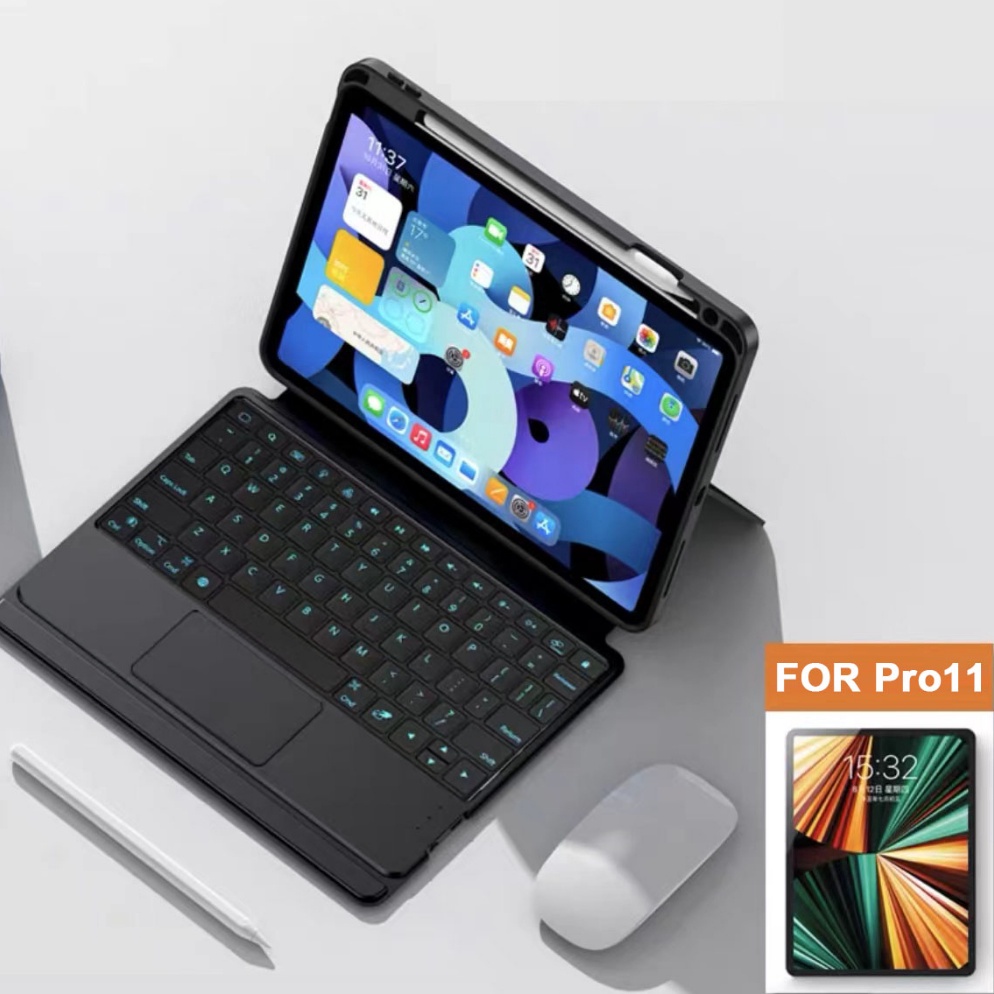 Terkini.. 2023 Baru Keyboard case tablet 10.1” / Sarung tablet 10.1 inch / Case keyboard tablet universal JMC