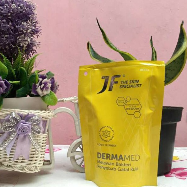 Produk Sabun Sulfur Belerang - JF Sulfur Cair DERMAMED - Refill (Pouch)