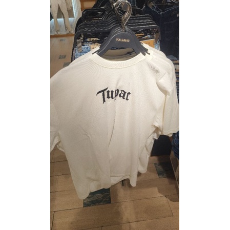 kaos tupac pull and bear oversize original