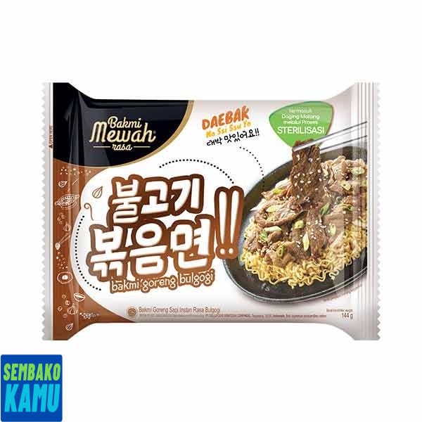 

Bakmi Mie Mewah Goreng Bulgogi 144 gr