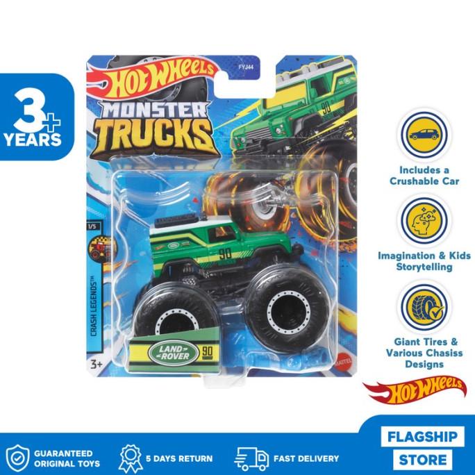 Sale Sale Hot Wheels Monster Trucks Land Rover 90 - Mainan Mobil Balap Termurah Termurah