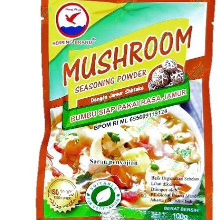 

➲➛☆ Herring Brand Kaldu Jamur Shitake Mushroom Seasoning Powder 100 Gram 100Gram Bayar Di Tempat