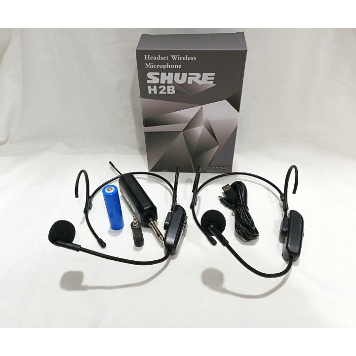 Ready Mic Wireless Bando Dan Klip On 2 Mic Dan 1 Mic Klip On Dan Bando Batery Charger