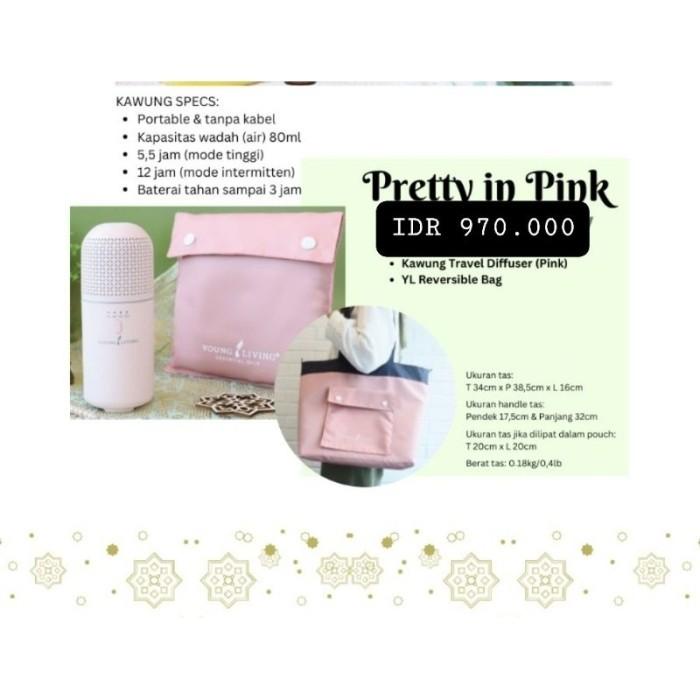 HQA -229 LIMITED YOUNG LIVING KAWUNG PINK DIFFUSER FREE TAS