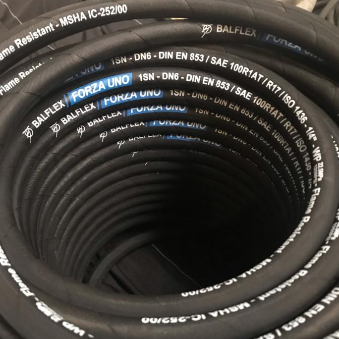 ,,,,,,,] Selang Hidrolik/Hose Hydraulic 1/4" R1/1SN Balflex (Portugal)