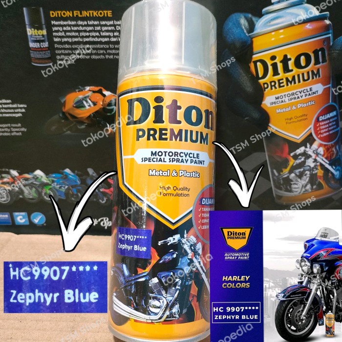 Terlaris Zephyr Blue Pilok Pilox Cat Semprot Diton Premium Hc9907 Hc 9907 400Cc
