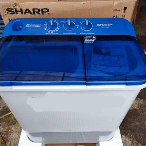 =====] MESIN CUCI SHARP EST75NT 7KG 2 TABUNG PUREMAGIC LOW WATT