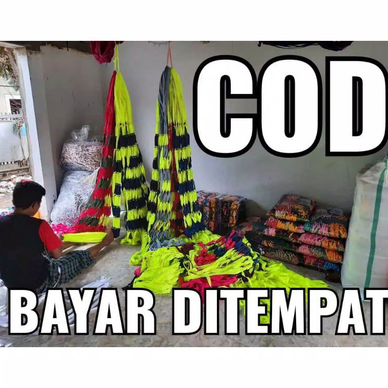 [PROMOVA6H] HAMMOCK JUMBO//AYUNAN JARING JUMBO Super Murah
