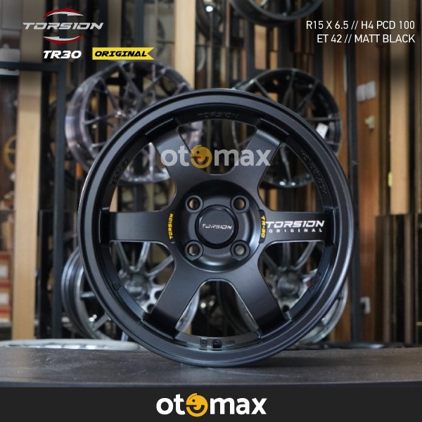 VELG MOBIL TORSION TR30 RING 15 PCD100 MATTE BLACK