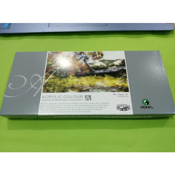 

CAT AKRILIK MARIE'S ACRYLIC SET 12 WARNA 12ML TYPE 812B