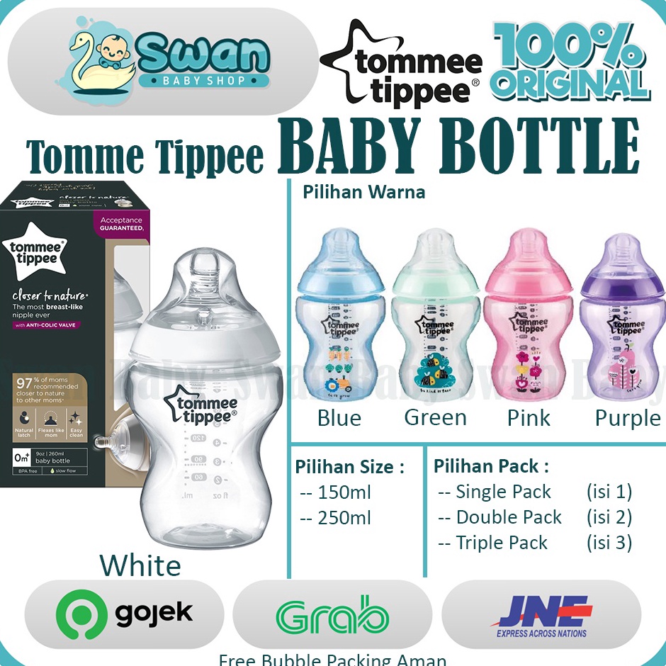 ➵➭✬ Tommee Tippee Bottle Feeding / Botol Susu (150 ml / 260 ml ) Super Promo