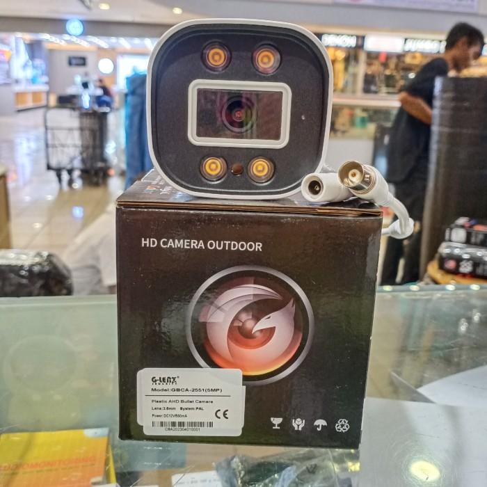 Camera Cctv Outdoor Colorvu 5Mp Glenz Black Series Cctv Full Color