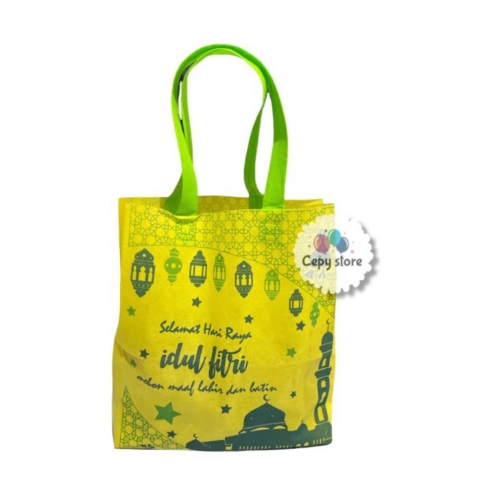 

(Isi 12) Tas Souvenir Goodie Bag Kantong Idul Fitri Lebaran Ramadhan M