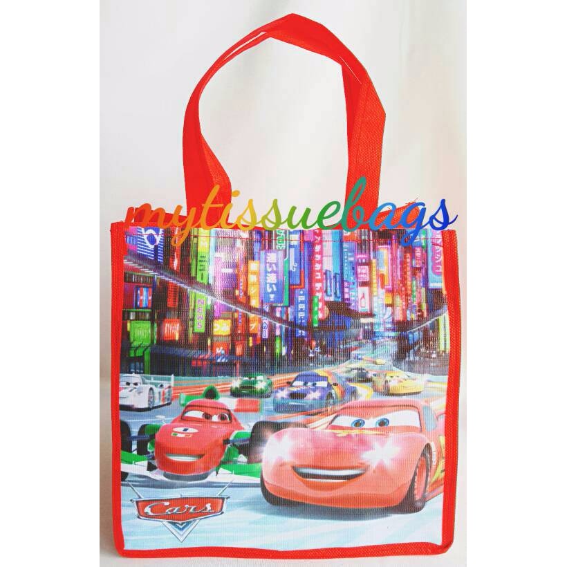 

12Pcs Tas Souvenir Ulang Tahun Cars/Ultah Goodiebag Cars