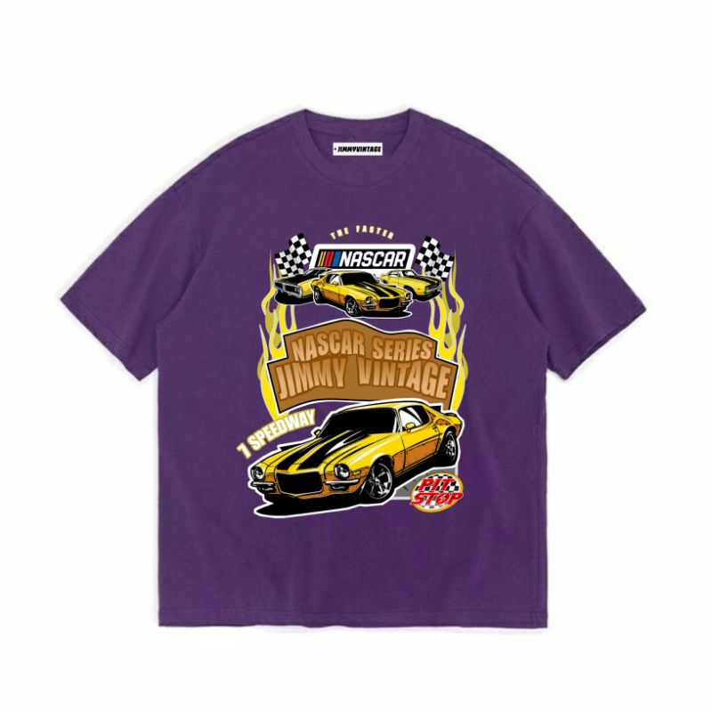Kaos nascar - jimmy japanise - kaos vintage - kaos nascar premium