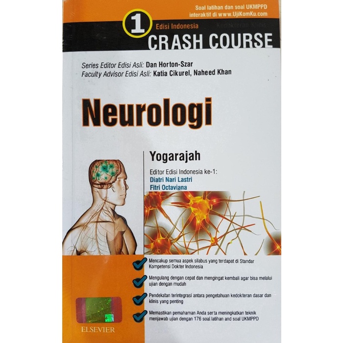 Terlaris [Original] Crash Course Neurologi - Yogarajah