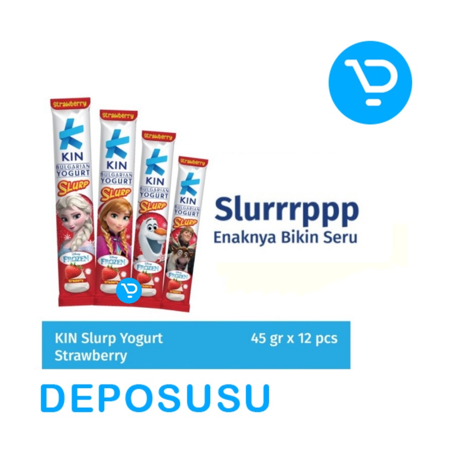 

Kin Buarian Yogurt Slurp 12 Sachet X 45 Gr - Strawberry / Blueberry