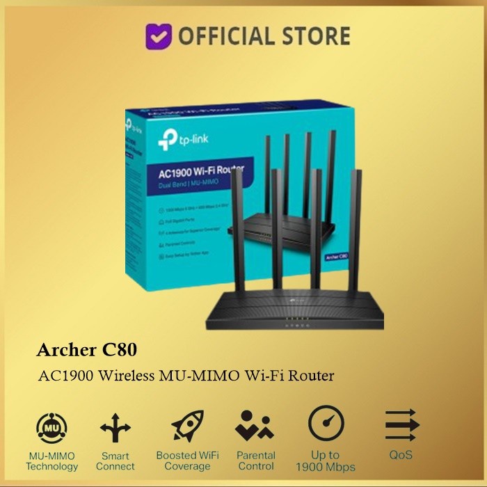 Terlaris Tp-Link Archer C80 Ac1900 Wifi Router Tplink Archer C80 C 80