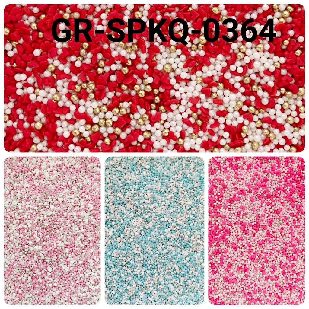 

Gr-Spkq-0364 Sprinkles Sprinkle Sprinkel 250Gr Mutiara Putih U Pink Yamama Baking Grosir Sprinkles