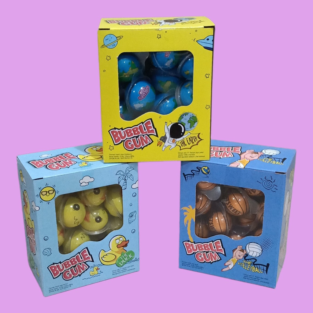 

Ranjani The Earth Permen Karet Bentuk Bu [24 Kotak/Box]