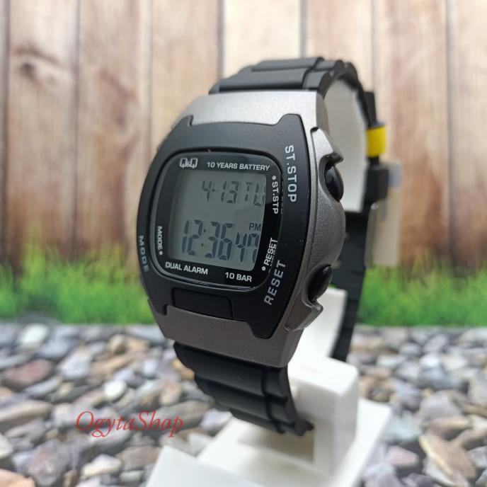 Q&Q QQ QnQ Digital Jam Tangan Original MAC5P111Y Black