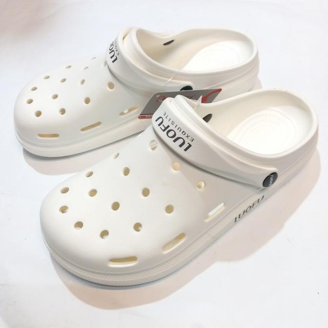 Sandal kodok/slip on pria/wanita luofu e-6201 original