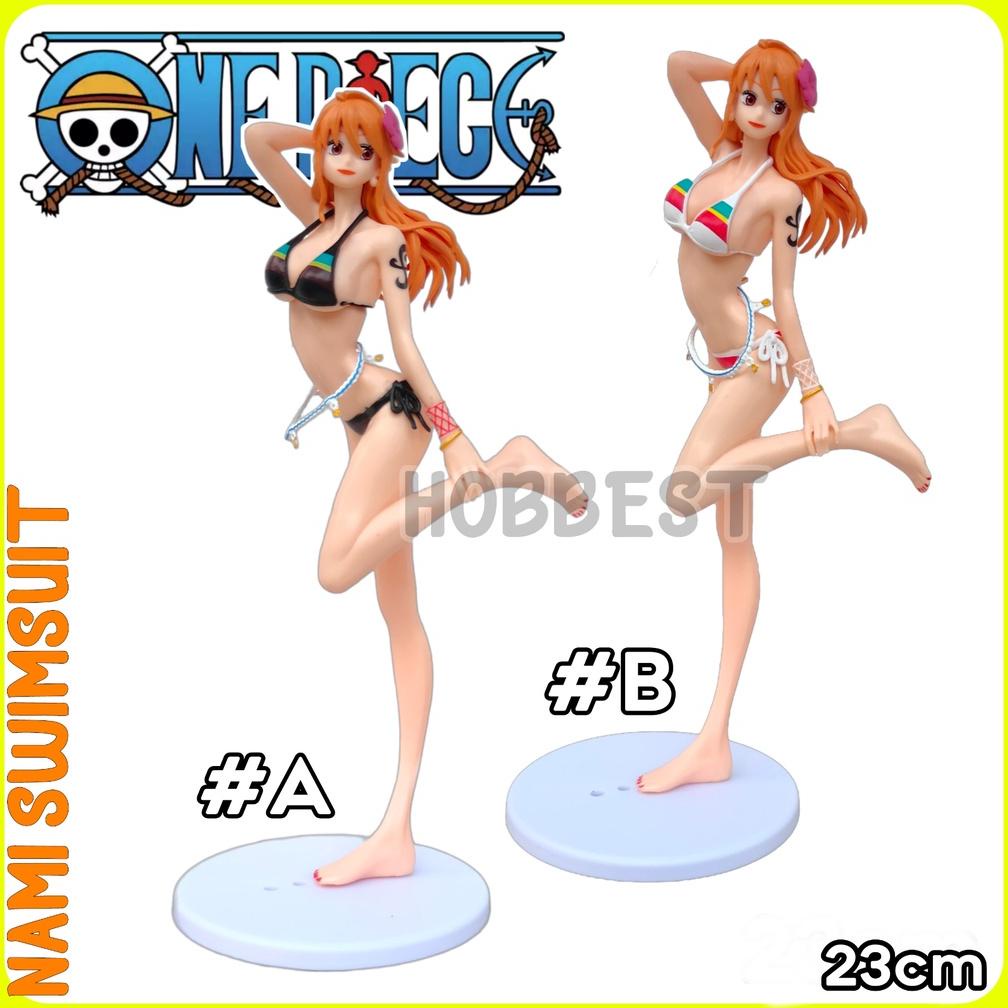 Potong Harga One Piece : Nami Swimsuit 23Cm - Action Figure Miniatur Pajangan Mainan Sexy Glitter & 