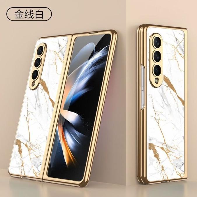 Casing Samsung Z Fold 4 Fold4 Fold4 GKK Hard Case Motif Pattern Pola