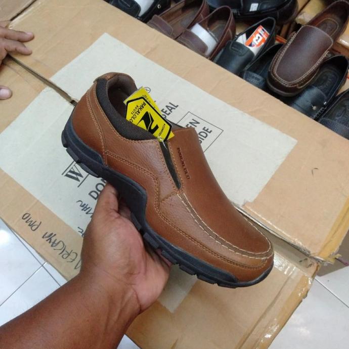 Sepatu Kulit Pakalolo Boots N6883 Hitam Sepatu Kerja Pria Original -
