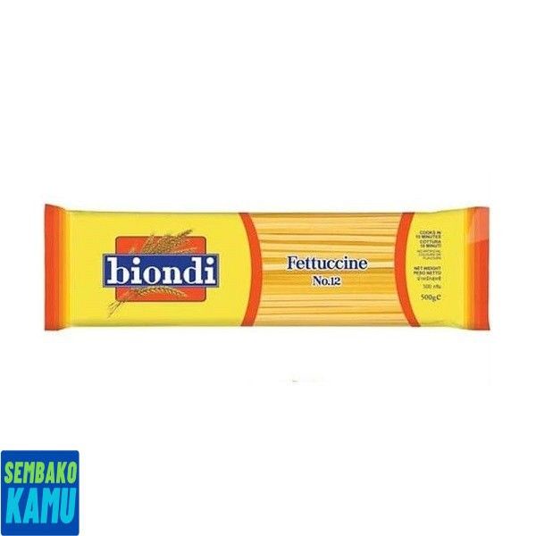 

Biondi Fettuccine No.12 500 gr - Pasta