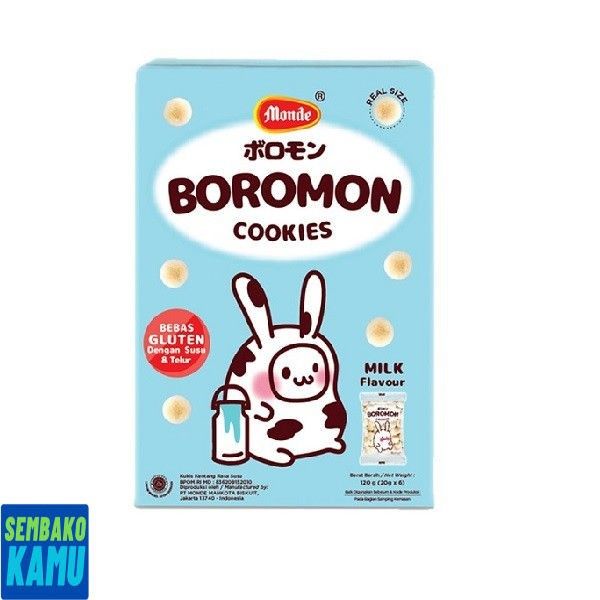 

Monde Boromon Cookies Milk 120 gr - Biskuit