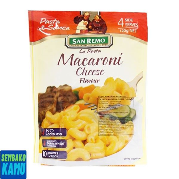 

Sanremo La Pasta Macaroni Cheese 120 gr