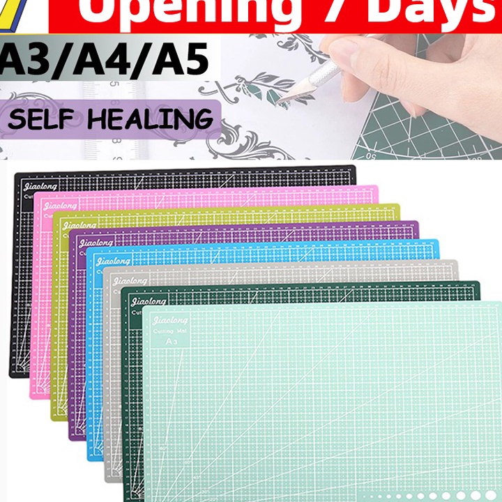 

(✔-2LZ➛> A3/A4 PVC Cutting Mat Cutting Pad Board Double-sided DIY Tool Cutting Board-Papan - paaling.laris.