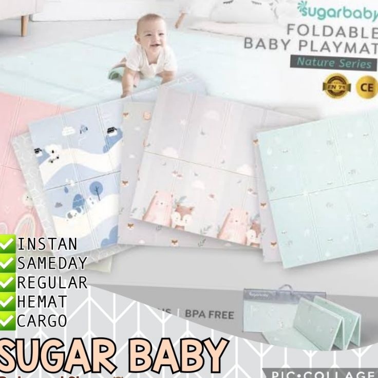 ｀TPf (TERMURAH) TIKAR SUGAR BABY // PLAYMAT SUGAR BABY // TIKAR LIPAT SUGAR BABY // MATRAS SUGAR BAB