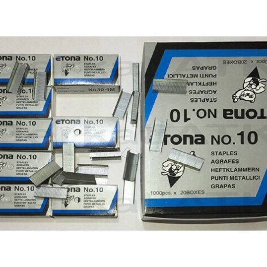 

(M-K㊖◆1] 20 pak staples etona no 10 harga distributor/ laangsung.kirim.!