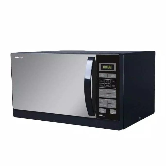 Microwave Sharp R728 With Grill Low Watt Warna Hitam