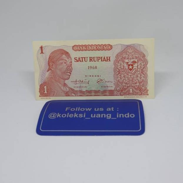 Terlaris Uang Kuno 1 Rupiah Soedirman 1968