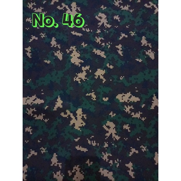 bahan loreng ripstop & katun