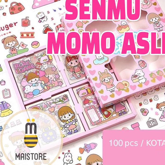 

[㊖ W♡WG> 100 Lembar Stiker Motif Kartun Korea Lucu Anti Air Dekorasi Handbook Scrapbook DIY- amanaah..