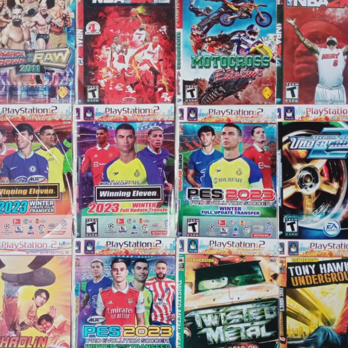 [2H-✓W◆] Kaset ps2/PlayStation 2 copy pabrik judul lengkap - baanyak diminati..