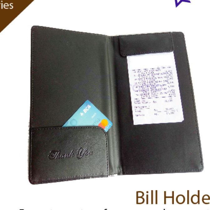 

(P-P㊛✓6] Bill Holder Cover Bill Resto Cafe Hotel- top.produk..!