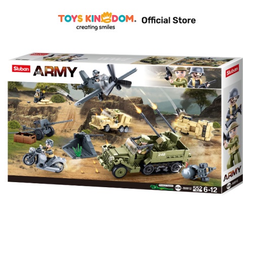 Sluban Wwii Mainan Army Set (552)