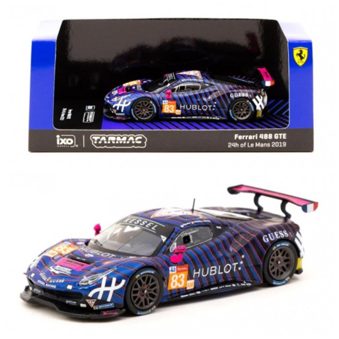 DISKON SPESIAL T64-071-19LM83 TARMAC WORKS FERRARI 688 GTE IXO LE MANS 2019 HUBLOT TERBARU