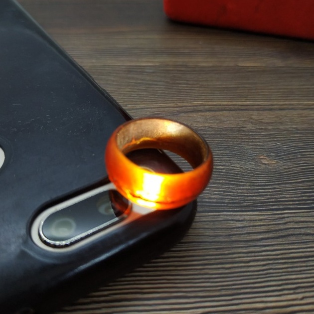 Terbaik Cincin AKAR BAHAR Merah Kristal GG381  ✓