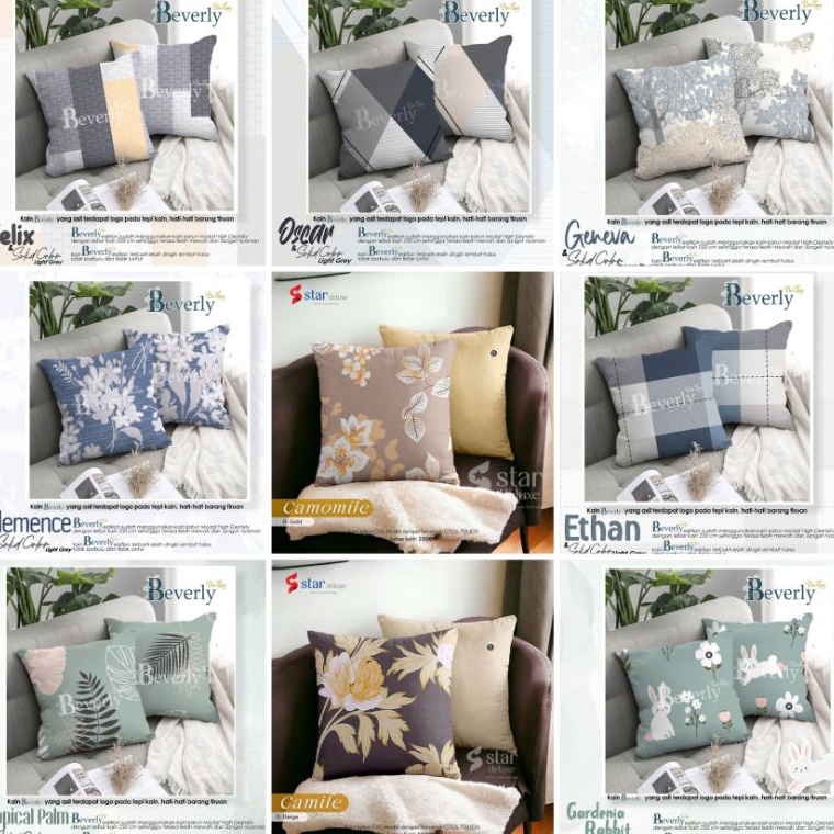 ｀ A SARUNG BANTAL SOFA 40x40 SARUNG BANTAL KURSI TAMU Model Terkini`
