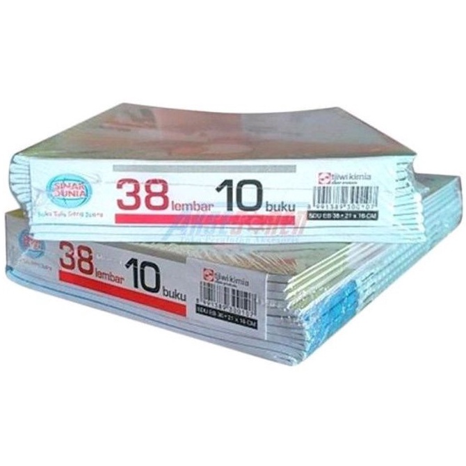 

GLKJ-74 SIDU Buku Tulis isi 38 lbr (1 Pack / 10 buku) Motif Random IAB