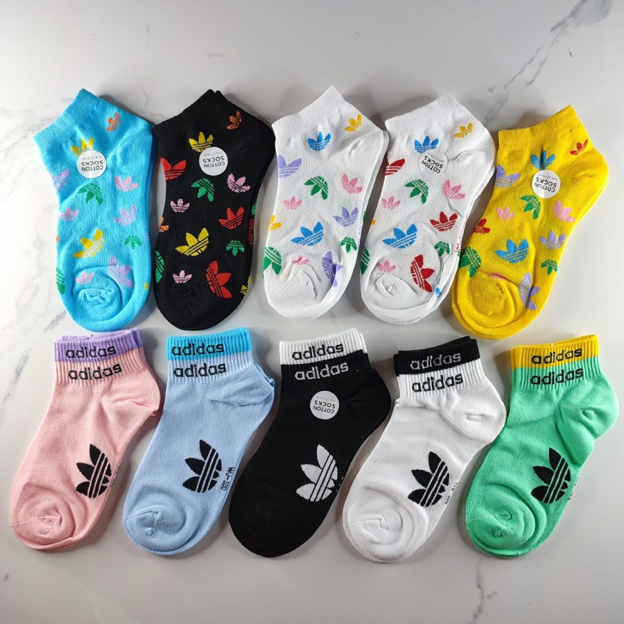 Kaos kaki Adidas Ankle Women Sneakers Socks Original