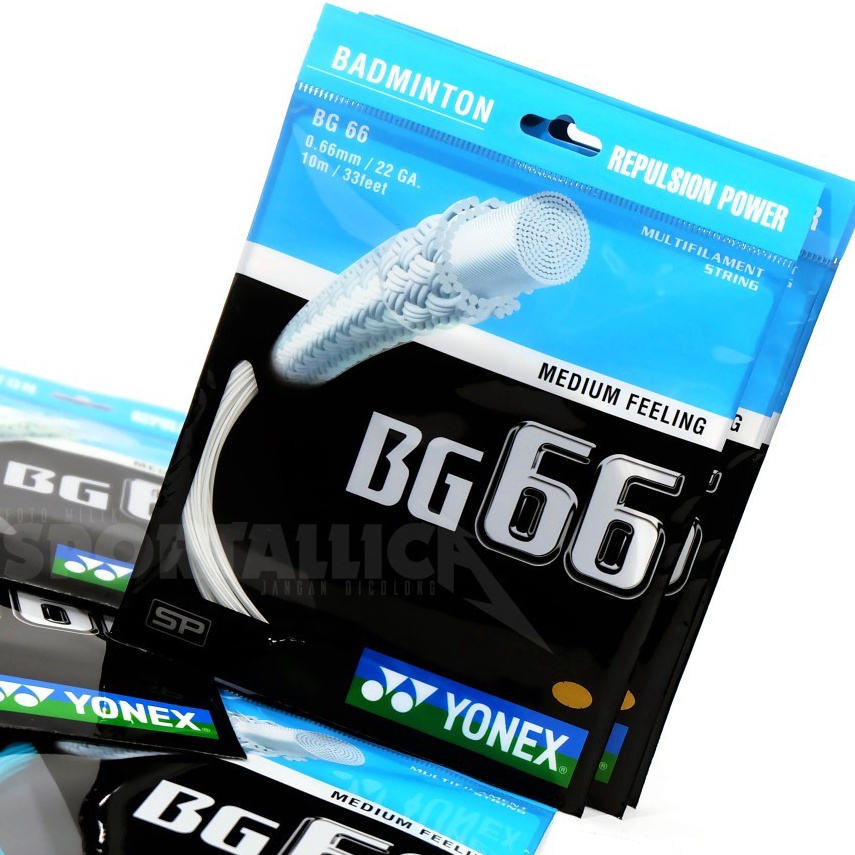☊ SENAR BADMINTON YONEX BG 66 / BG66 SP ASLI ORIGINAL SUNRISE HOLOGRAM l Paling Dicari ☑.